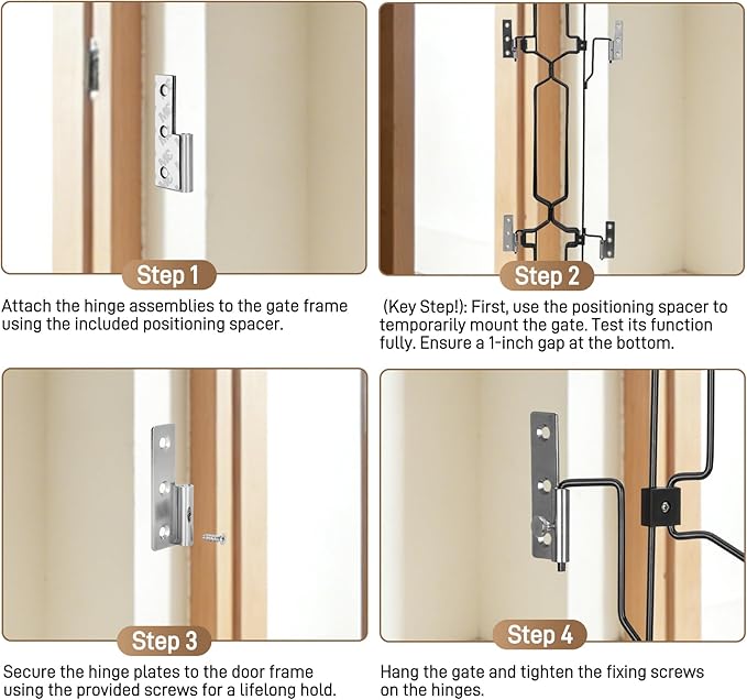 Retractable Dog Gate for Front Door 26" Wide 30.7" Tall Automatic Retractable - Image 6