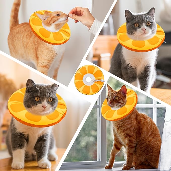 Cat Cone Collar Soft, Adjustable Cat Recovery Collars - Image 7