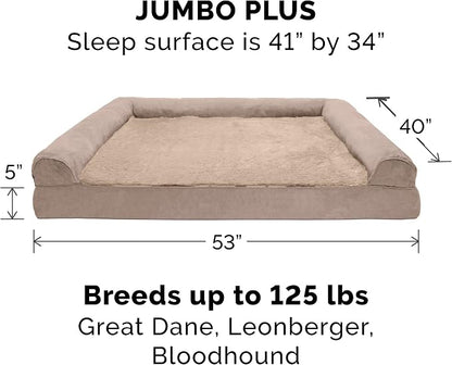 Furhaven Orthopedic Dog Bed for Large Dogs w/ Removable Bolsters & Washable - Image 2
