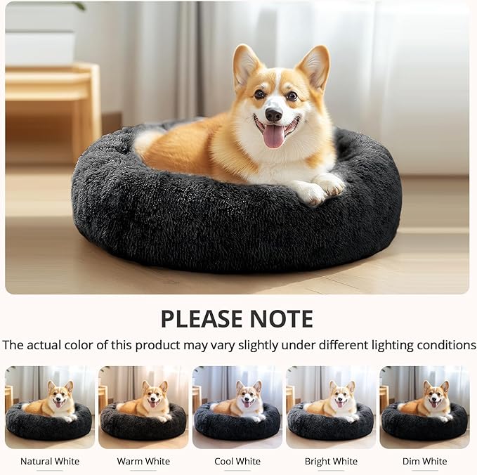 JOLLYVOGUE Calming Dog Bed for Small Dogs - Image 6