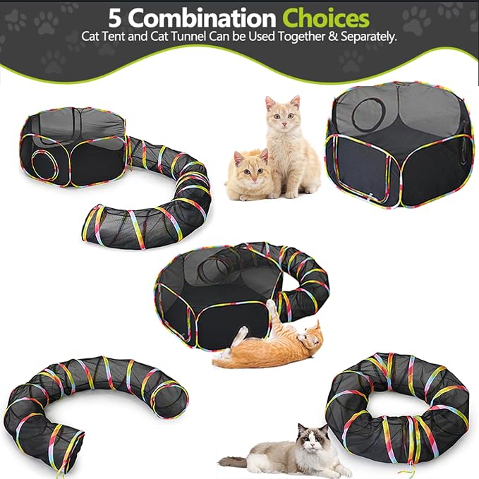 Outdoor Cat Enclosure, Portable Cat Tents - Image 3