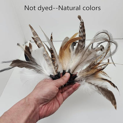 Natural unstained Feathers, Cat Feathers Refill - Image 3