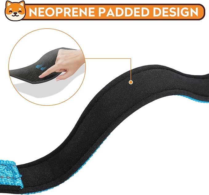 Reflective Dog Collar, Adjustable Soft Neoprene Padded Nylon Pet Collars - Image 4