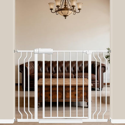 WAOWAO Baby Gate 29.13-43.3" Extra Wide Pressure Mounted Walk Through Swing by WAOWAOBABYSAFETYPRODUCTS