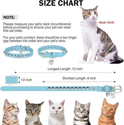 Leather Cat Collars for Boy Girl Cats - Image 5
