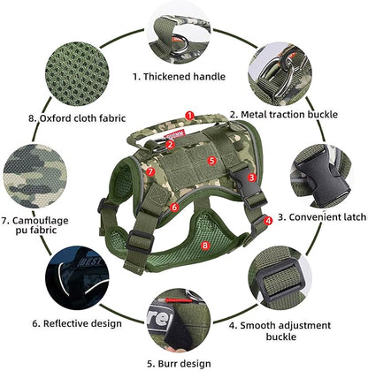 Dog Harness and Leash Set, Small Sized No Pull Pet Harness - Image 7