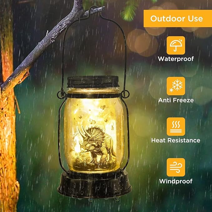 kyoryuger for Teens Boy Girls Dinosaur Solar Lantern for Kids, Solar Lights - Image 6