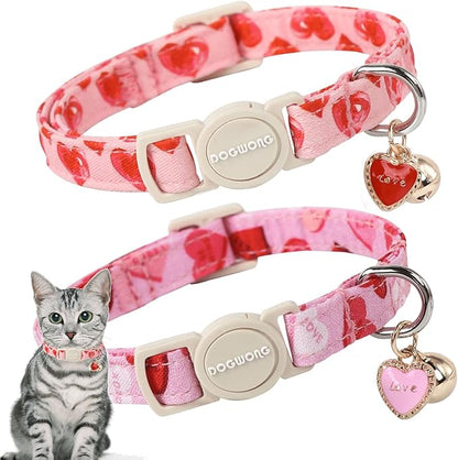 Cat Collar, 2 Pack Cat Collars Breakaway by DOGWONG