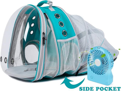 halinfer Portable Mini Fan for Cat Backpack Carrier, USB Rechargeable Battery - Image 4