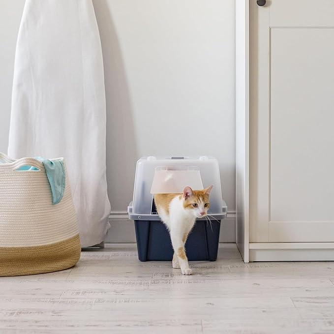 IRIS USA Cat Litter Box, Litter Box Enclosure - Image 4