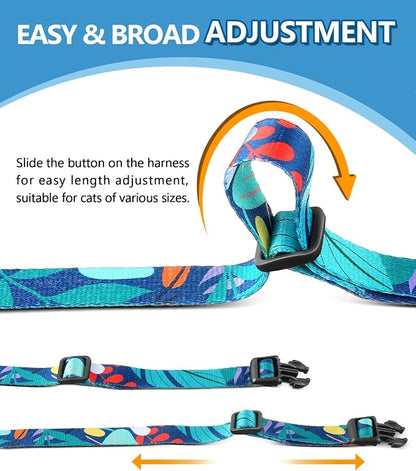 Halypet Cat Harness and Leash Set, 3-in-1 Adjustable & Lightweight, Escape-Proof - Image 6