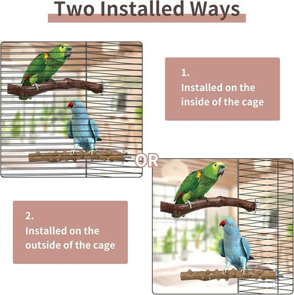Bird Perches, Bird Perch Chewing Stick Cage Accessories Parrot Climbing - Image 3