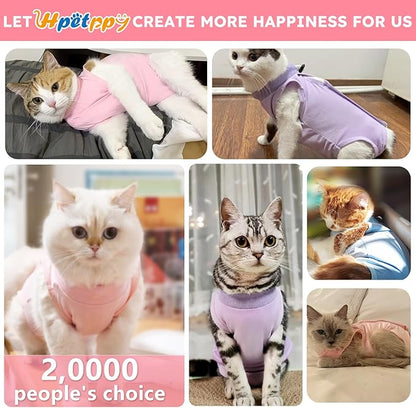 Cat Recovery Suit After Surgery, Breathable Cat Surgery Recovery Suit - Image 3