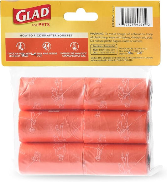 Glad for Pets Heavy Duty Dog Poop Bags, Leak Resistant Dog Waste Bags - Image 2