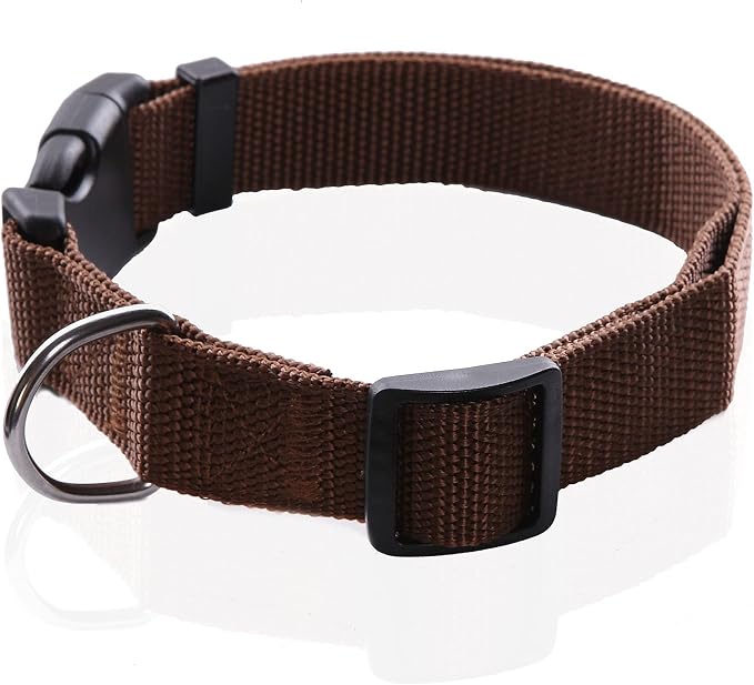 Adjustable Nylon Dog Collar, pet Collar 1 Inch 3/4 Inch 5/8 Inch Wide, - Image 2