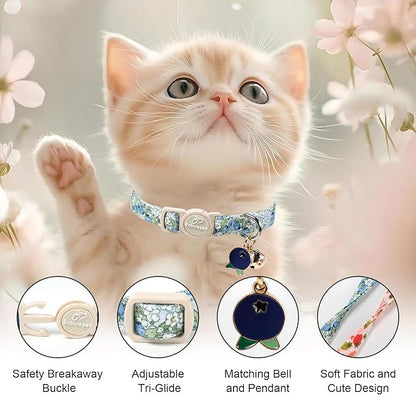 2 Pack Spring Summer Cat Collars - Image 3