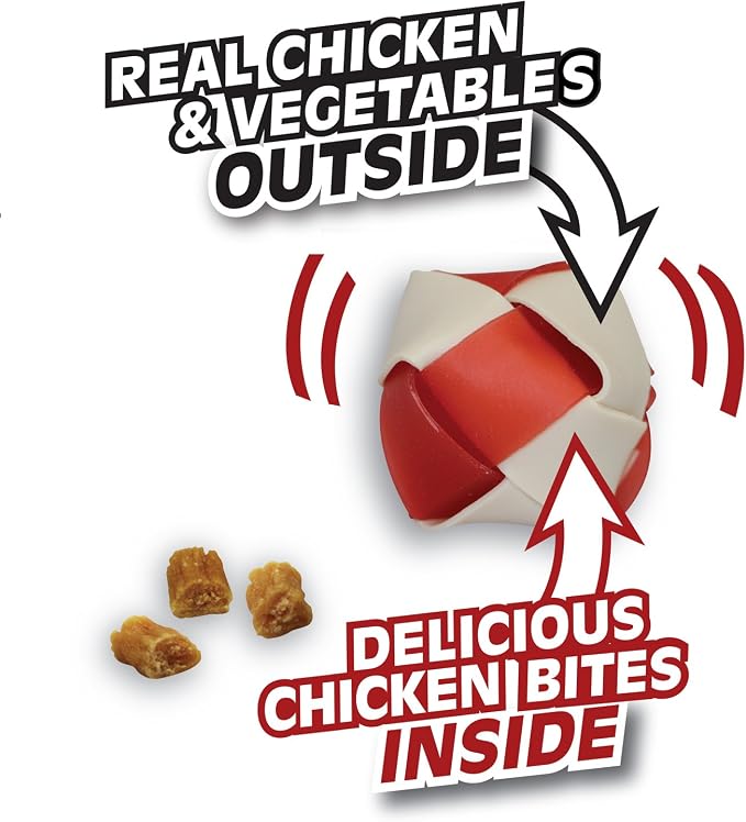 DreamBone RattleBall Small Chews, Rawhide-Free Chews - Image 3