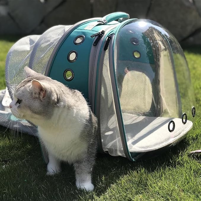 Dual Expandable Cat Backpack Carrier, Fit up to 20 lbs, Expandable Pet Carrier - Image 5