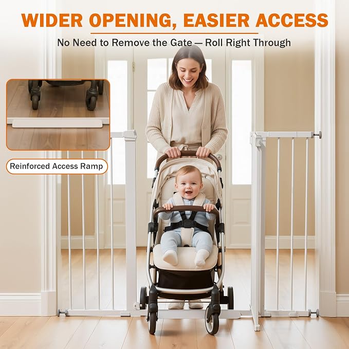 Mumeasy 36" Extra Tall Baby Gate - Image 4
