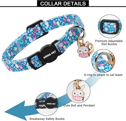 ARING PET 2 Pack Easter Dog Cat Collars, Cute Breakaway Kitten Small Easter Egg - Image 3