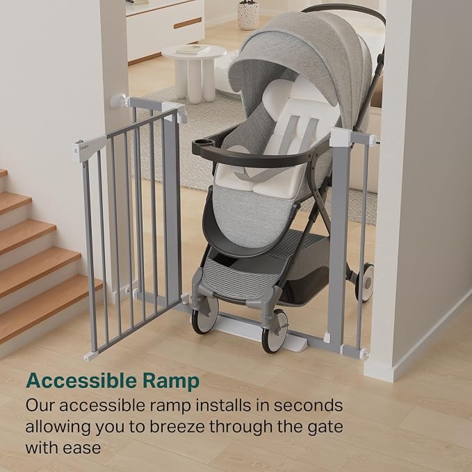 Cumbor 29.7"-40.6" Baby Gate for Stairs, Mom's Choice Awards Winner-Dog Gates - Image 8