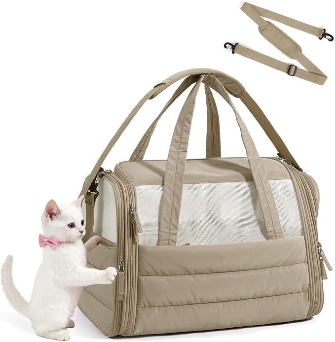 BAGSMART Cat Carrier: Soft-Sided Pet Carrier by BAGSMART