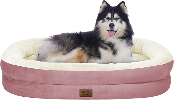 Orthopedic Waterproof Large Memory Foam Dog Bed: Washable Dog Bed by Wozoke