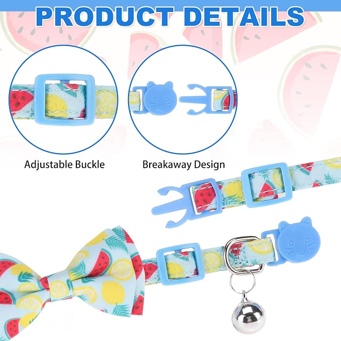 Breakaway Cat Collars with Bell & Cute Pendants - Image 3