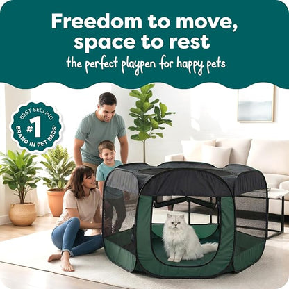 FurHaven Portable Pet Playpen for Dogs & Cats, Foldable Indoor Kitten Playpen - Image 2