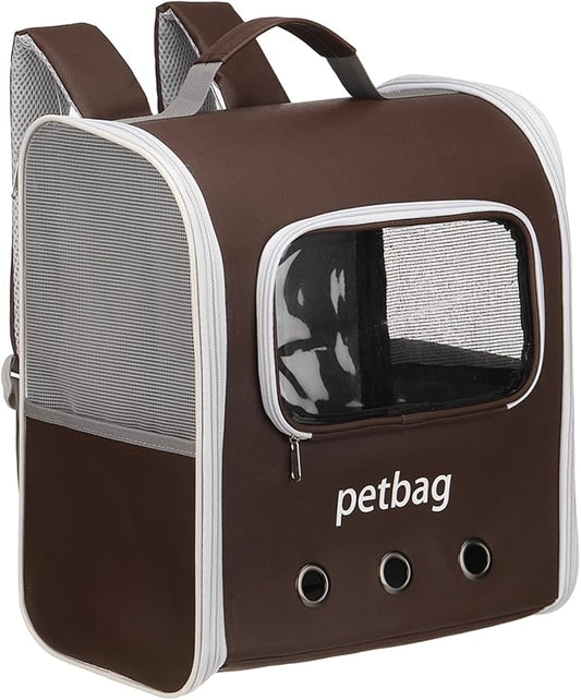 Pet Backpack Carrier, Portable and Ventilated, Oxford Cloth, Dogs Cats and by Unknown