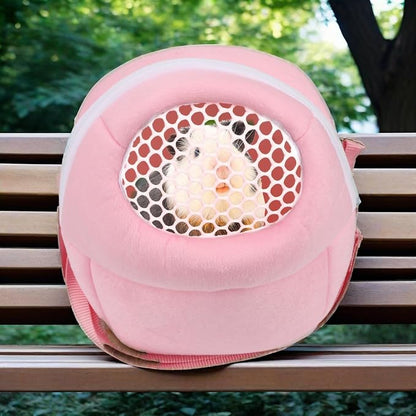 Pet Carrier Backpack for Small Animals, Travel Handbag for Cat, Guinea Pig - Image 5