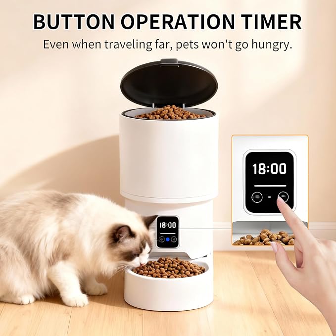 RPZ Automatic Cat Feeder and Water Dispenser Set, Auto Cat Feeder - Image 6