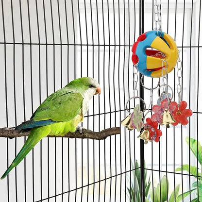 Hypeety Pet Parrot Toy Plastic Colorful Birds Ball - Image 5