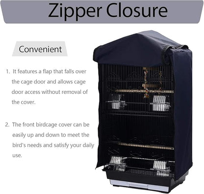 QBLEEV Birdcage Covers, Parrot Large Cage Cover Shade, Pet Universal Blackout - Image 4