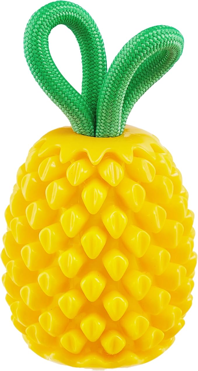 Outward Hound Dental Pineapple Dog Toy & Treat Stuffer, 6.8″ x 3.3″ by OutwardHound