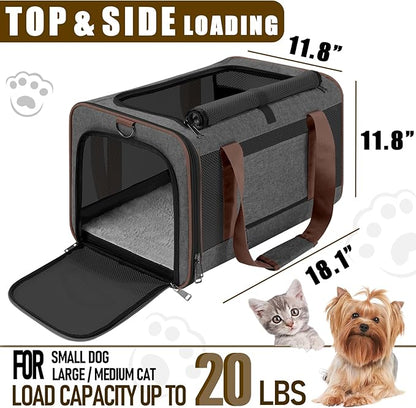 Small Dog Carrier Cage Soft Chihuahua / Softshell Big Cat Carrier Maine Coon / - Image 3