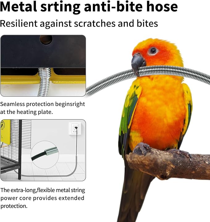 SYSAI Snuggle-Up Bird Warmer for Small Exotic Birds Like Parakeets or - Image 6