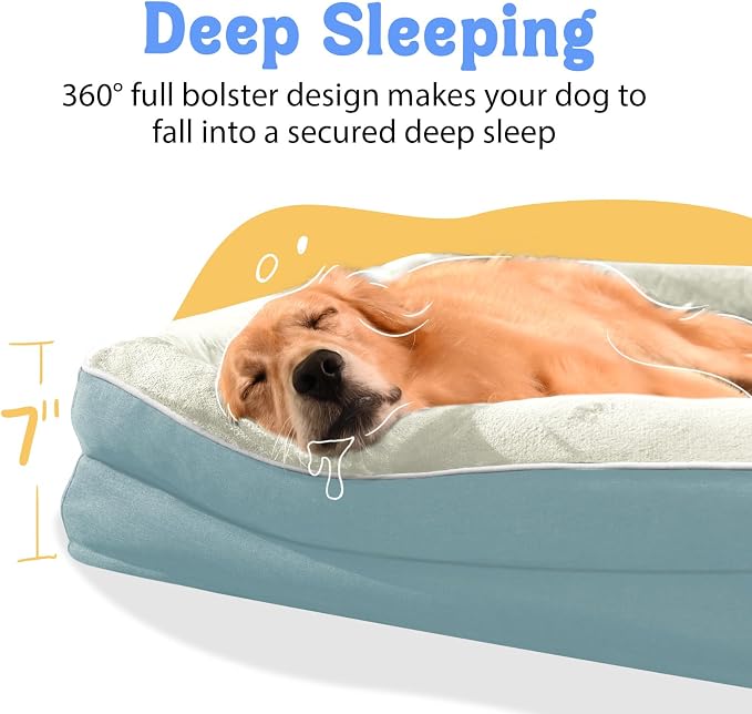 Washable Orthopedic Large Dog Bed - Image 3