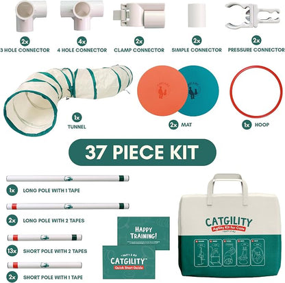 ALBERT & MIA CATGILITY Cat Agility Equipment + Clicker Trainer Guide – Exercise - Image 7