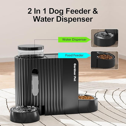 Automatic Gravity Pet Feeder, 1.8 Gallons*2 Dog Feeder and Water Dispenser Set - Image 2