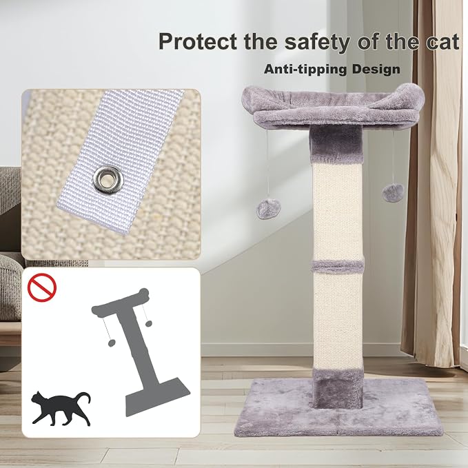 34" Tall Cat Scratching Post - Image 8