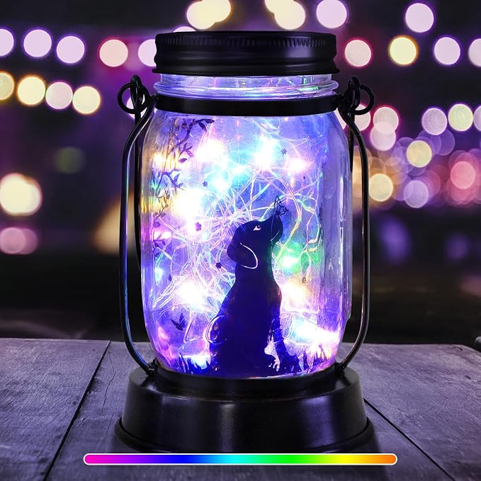 kyoryuger Dog Solar Colorful Lanterns Dog Lover Gifts by kyoryuger