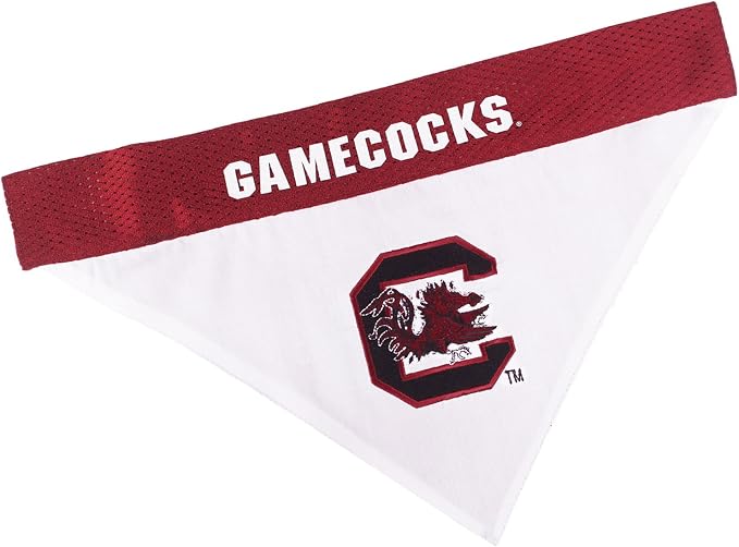 Pets First Collegiate Pet Accessories, Reversible Bandana, South Carolina by PETSFIRST