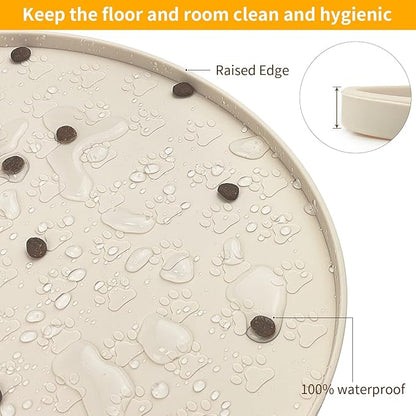 KPWACD Pet Feeding Mat for Dogs and Cats, Silicone Dog Placemat Non-Slip - Image 4