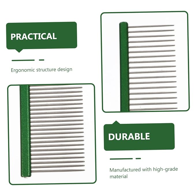 POPETPOP Portable Pet Comb for Cats and Dogs Wear-resistant Grooming Tool for - Image 5