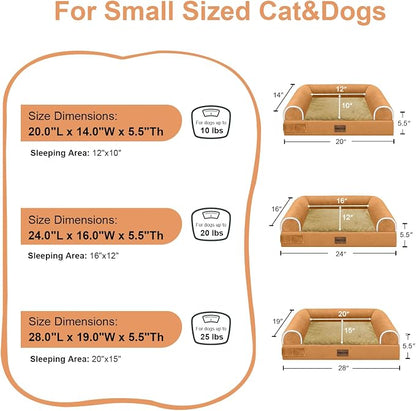 Small Dog Bed Orthopedic Washable: Beds Bolster Small Sized Dogs Bed Egg Crate - Image 6
