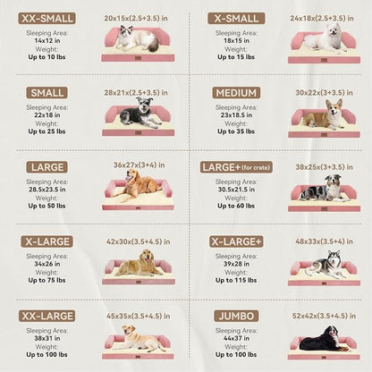 Large Dog Bed Orthopedic Washable - Image 2
