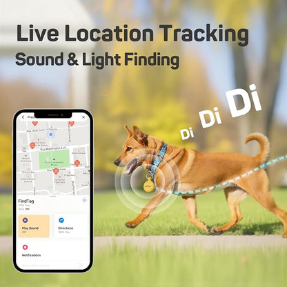 Plike Smart Pet Tracker​ for Apple Find My, Dog Tracker Tag - Image 3