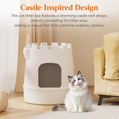 Lifewit Cat Litter Box, Hidden Enclosure Litter Tray - Image 3
