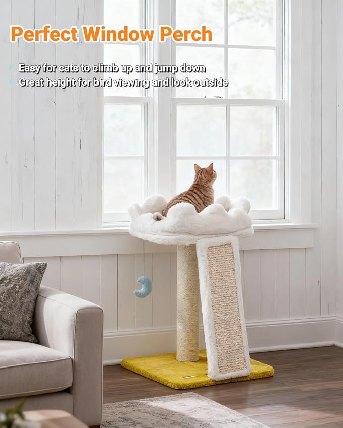 Happi N Pets New Cloud Cat Tree Tower, Cat Scratching Post - Image 8